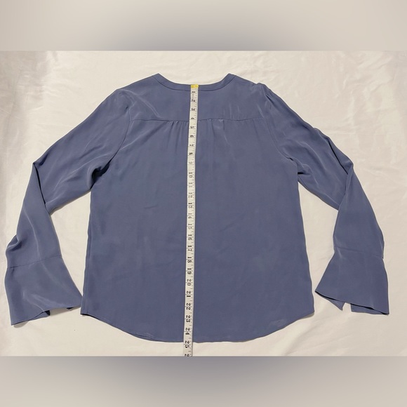 Joie Ceegan Bell-Sleeve Silk Blouse - Picture 11 of 12